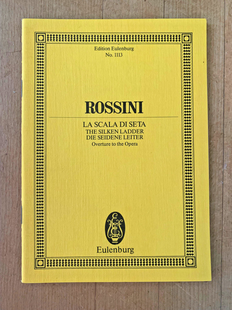 Rossini ~ Overture The Silken Ladder ~ Pocket Score