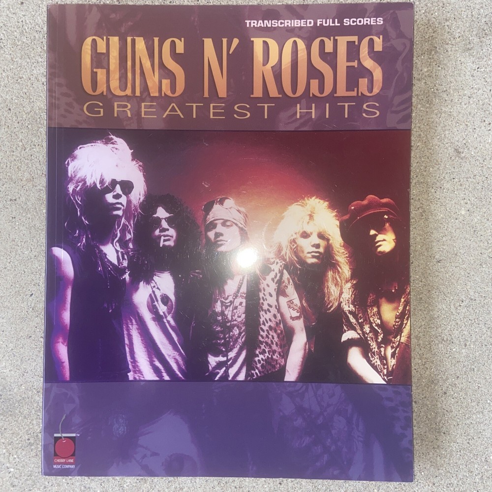 Guns N&rsquo; Roses 2001 Music Book Greatest Hits Transcribed Full Scores