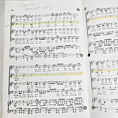 Bach Cantata No 4 Choral Piano Vocal SATG Score Christ Lag in Todesbanden Music