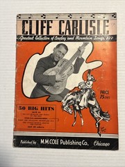 Lot Of 12 Vintage Song Books/Sheet Music- 1930’s-1940’s – Western, Country, Folk