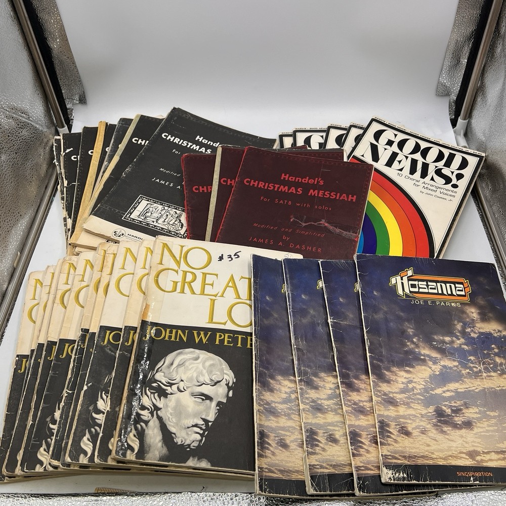 LOT Of SATB CHRISTIAN CHOIR CHORAL WORSHIP MUSICALS SONG Book Piano Organ