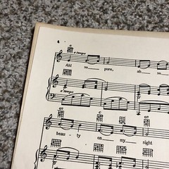 1938 Ah So Pure From Opera Martha King’s Jesters Sheet Music VTG