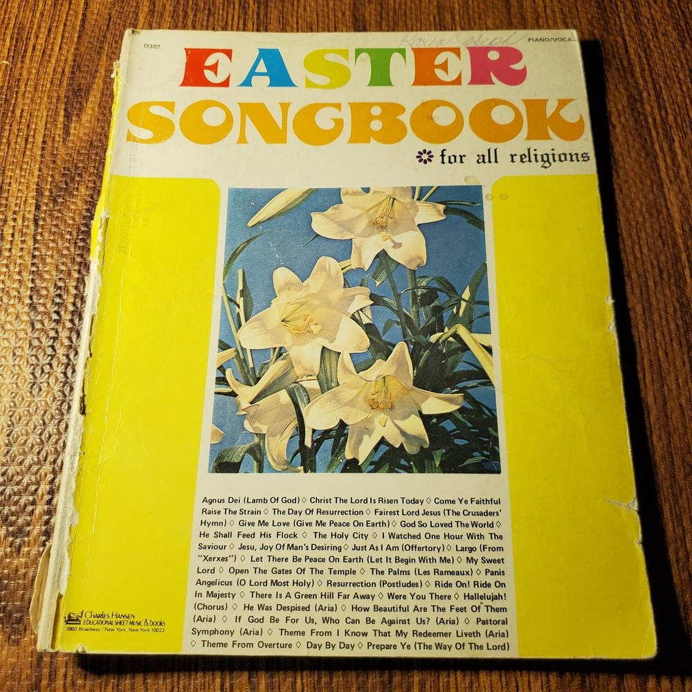 Easter Songbook for All Religions Vocal Selections Piano/Vocal Charles Hansen