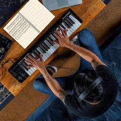 Durable Manuscript Paper Notebook – 160 Pages, Waterproof Cover for Musicians