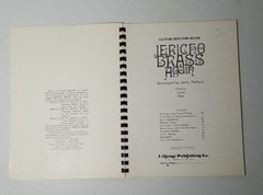 1976 JERICHO BRASS AGAIN – 3 Music Books – Full Instrumentation – USA Medley