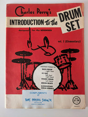 Vtg Carmine Appice Rudiments to Rock &Charles Perry Introduction to the Drum Set