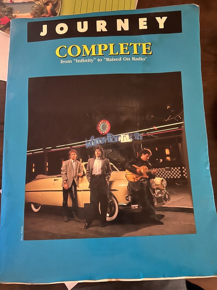 Journey Complete From « Infinity » to « Raised on Radio » Sheet Music VG