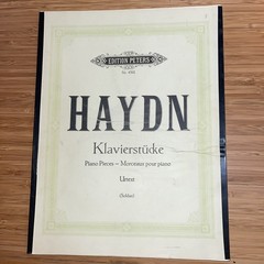 HAYDN Sheet Music Klavierstucke Piano Pieces Edition Peters Nr 4392 Urtext