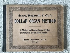 Vintage 1901 « Sears, Roebuck & Co.&rsquo;s Dollar Organ Method » Book Chicago 124 Pages