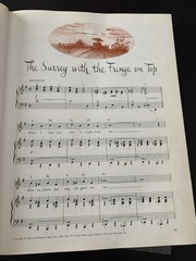 Vintage 1958 The Rodgers And Hammerstein Song Book Illustrated With Hardcover