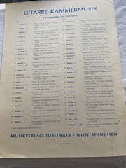 Vtg Johann Christoph Pepusch&rsquo;s Sonata G-Durb Guitar Recorder Song Sheet Music