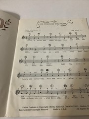 Magnus Chord Organ Book ~Songs Of Many Lands Music 14 1959