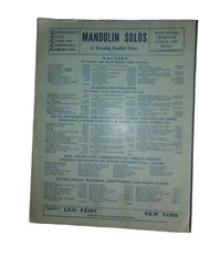1901 Victor Method for the Mandolin by J.A. LeBarge, Leo Feist Book Original