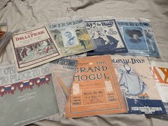Vintage 1910&rsquo;s-1940&rsquo;s Large Sheet Music Lot Of 220+ Mainly early, Rag WW1 girls