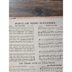 Antique 1901 Chariot Race or Ben Hur March Sheet Music E.T. Paull Lithograph