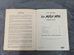 VTG Broadway Sheet Music Camelot Man of La Mancha Music Man Stop The World