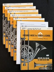 Wesley Hanson Ensemble Music Church School Brass Choir 7 Book Partial Set