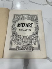 Mozart Sonaten II Edition Zen-On Sheet Music