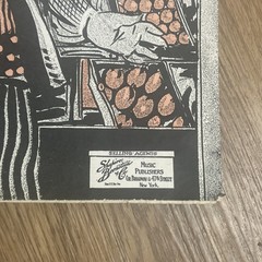 YES! WE HAVE NO BANANAS 1923 ART & MUSIC SHEET FRANK SILVER IRVING COHN