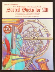 Sacred Duets for All Tenor Saxophone Sheet Music William Ryden Ensemble Book
