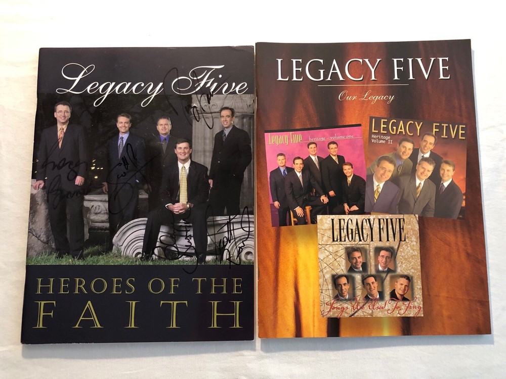 Signed Legacy Five: Heroes of the Faith Songbook (Piano/Vocal/Guitar)