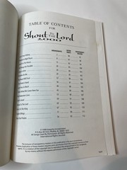 Shout to the Lord 2000 songbook Hosanna Music Piano Vocals Guitar Worship