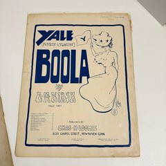 Antique Yale University Sheet Music Lot 1894 1901 Yale Boola Two-Step