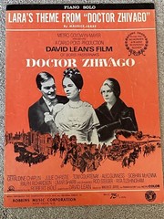1965 LARA&rsquo;S THEME (Instrumental) from DOCTOR ZHIVAGO Sheet Music Maurice Jarre