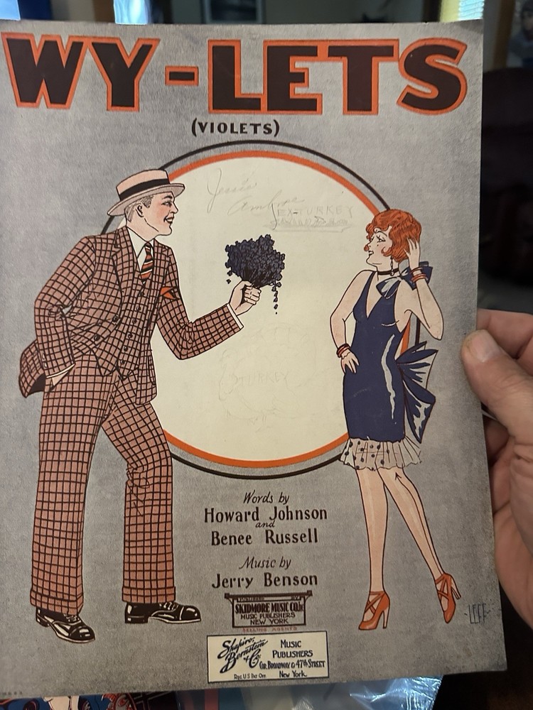 E 3-Pack 9×12 post-1920 Vintage sheet music
