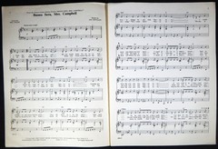 1968 « BUONA SERA, MRS. CAMPBELL » SHEET MUSIC FILM MOVIE GINA LOLLOBRIGIDA COMEDY