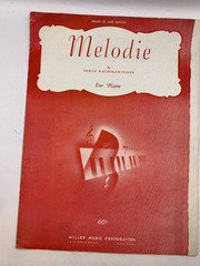 Paino Sheet Music Vintage 1920&rsquo;s – 60&rsquo;s From TV and Movies Showtunes