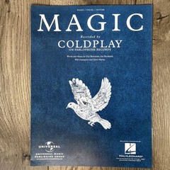 Magic Sheet Music Piano Vocal Guitar Coldplay New Hal Leonard