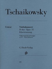 Tchaikovsky Violin Concerto in D Major Op. 35 Sheet Music Violin 051480685