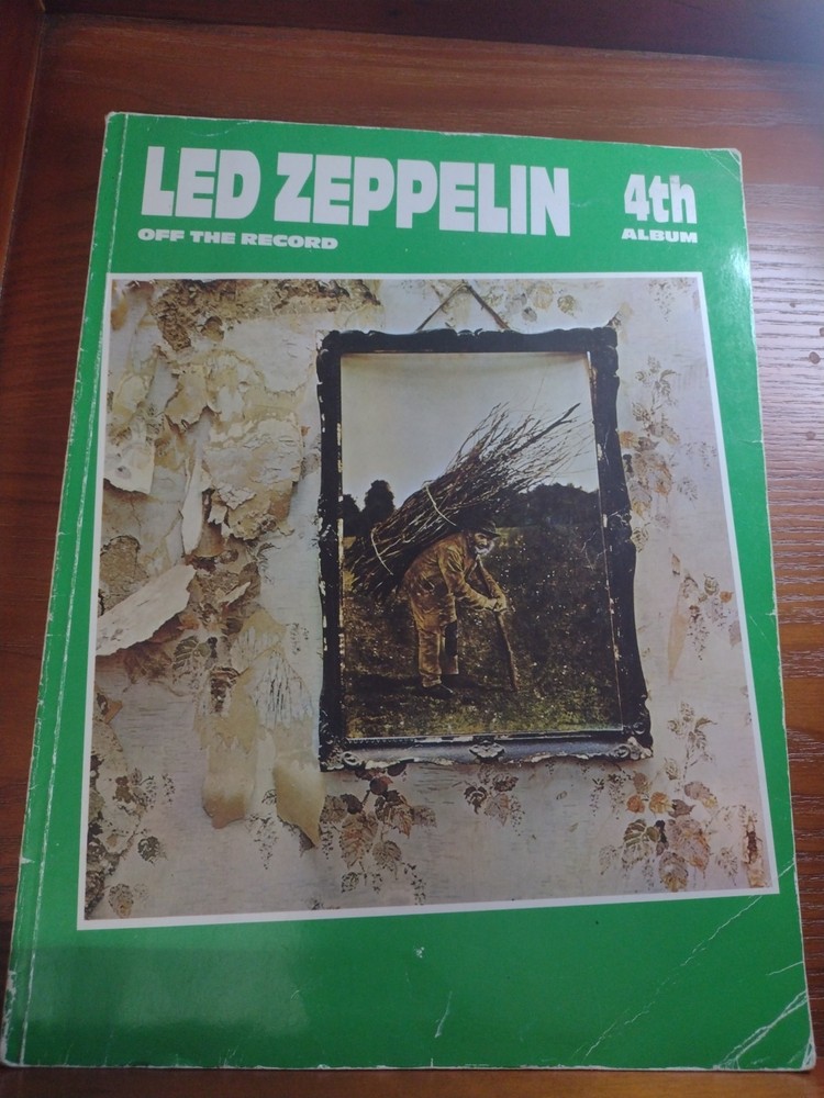 Led Zeppelin Guitar Tab Songbook Off The Record (4th Album) Tabulature Good
