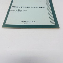 Kalmus Vocal Series Palestrina Missa Papae Marcelli Mixed Voices