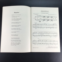 ALAN HOVHANESS 6108 Opus 157 Edition Peters Magnificat Vocal Score Klavierauszug