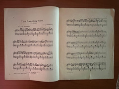 The Dancing Girl sheet music, 1901, By Addison and Ressegue