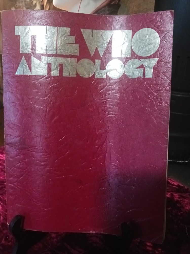 The Who Anthology Songbook 1982 Hal Leonard Piano Vocal Guitar Sheet Music