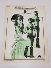 Bradley Easy Organ Solo « If » By David Gates Sheet Music COLGEMS-EMI Music Inc.