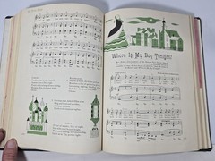 The Fireside Book of Favorite American Songs, 1952 Vintage HC Folk Sheet Music