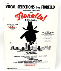Fiorello Vocal Selections Sheet Music Book 1960 Piano Voice 8 Songs US Seller