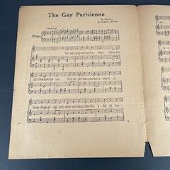 1908, Chicago Sunday Examiner The Gay Parisienne The Merry Widow Franz Lehar