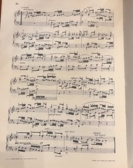 VTG Sheet Music Book Bach French Suites For Pianoforte RICORDI Printed in Italy