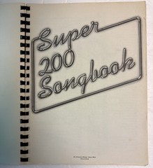 SUPER 200 SONGBOOK 1981 VINTAGE MUSIC LYRICS, GUITAR PIANO CHORDS, POP ROCK HITS