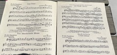 VTG c. 1940s-50s Chas H. Hansen Popular Saxophone Solos Music Books/Sheet Music