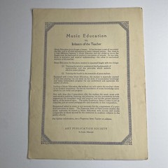 Lot of 8 Progressive Series Studies Compositions; Vintage Sheet Music 1923-1926