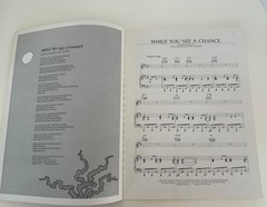 1980 STEVE WINWOOD ARC OF A DIVER Songbook~Warner Bros.~Island Music~56 Pages~EC