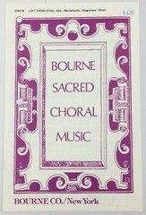 Lift Thine Eyes SSA Chorus Sacred Choral Piano Sheet Music by Felix Mendelssohn