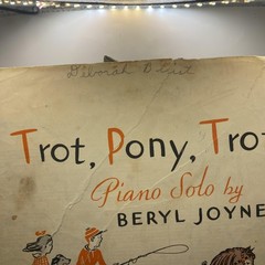 Vintage Willis Trot, Pony, Trot Beryl Joyner Piano Solo Sheet Music 1901 USA