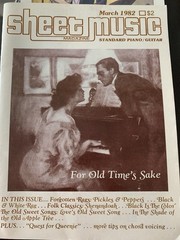 Vintage Lot of 9 Issues All 1982 Sheet Music Magazine Piano Guitar HTF Great Con